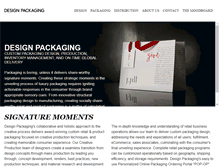 Tablet Screenshot of designpackaginginc.com